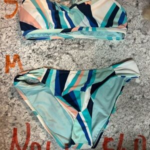 Carve Designs Multicolor Striped Bikini